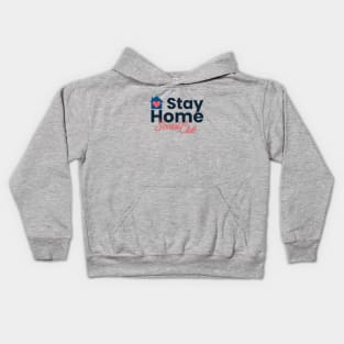 Stay Home Social Club Kids Hoodie